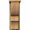 Ekena Millwork Ridgewood Rough Sawn Corbel w/Backplate, Western Red Cedar, 8"W x 14"D x 22"H COR08X14X22RID01RWR - alternate 3